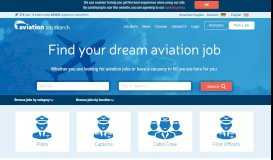 
							         Aviation Job Search: Aviation Jobs								  
							    