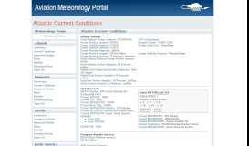 
							         Aviation Meteorology Portal: Atlantic Current Conditions								  
							    