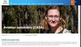 
							         Aviation optometry (CASA) - Optometry Australia								  
							    