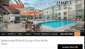 
							         Aviator West 7th: Fort Worth Apartments & Townhomes for Rent								  
							    