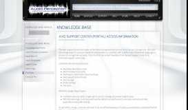 
							         Avid Support Center (Portal) access information - Audio Perception								  
							    