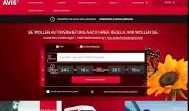 
							         Avis Autovermietung bietet Mietwagen in der Schweiz, Europa und ...								  
							    