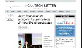 
							         Aviva Canada hosts inaugural insurance tech 24-hour Broker Hackathon								  
							    