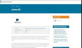 
							         Aviva UK | Guidewire								  
							    