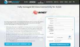 
							         Avnet Fully-managed EDI | B2BGateway								  
							    