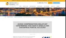 
							         Avoid Compensation Delays by Confirming You Have a Single CMS ...								  
							    