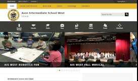 
							         Avon Intermediate School West / Homepage								  
							    