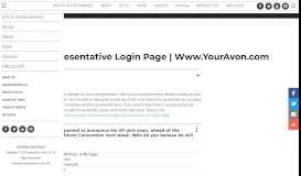 
							         Avon Representative Login Page | Www.YourAvon.com ...								  
							    