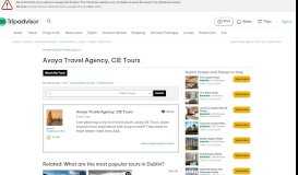 
							         Avoya Travel Agency, CIE Tours - Dublin Forum - TripAdvisor								  
							    