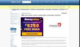 
							         AW launches new Leonardo customer portal - Helis.com								  
							    