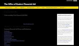 
							         Award Notification | The Office of Student Financial Aid | The University ...								  
							    