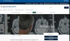 
							         Award-Winning Neurosciences Clinic | Johnston-Willis Hospital								  
							    