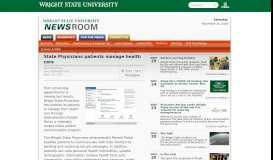 
							         Award-winning web portal helps Wright State Physicians patients ...								  
							    