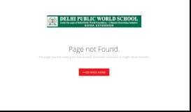 
							         AWARDS & ACCOLADES OF DWPS – Delhi World Public School								  
							    