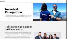 
							         Awards and Recognition | Accenture								  
							    