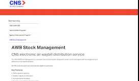 
							         AWB Stock Management - Cargo Network Services								  
							    