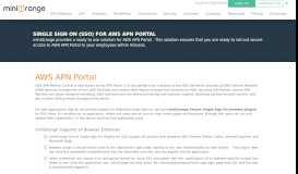 
							         AWS APN Portal Single Sign On | SSO | SAML Solution - miniOrange								  
							    