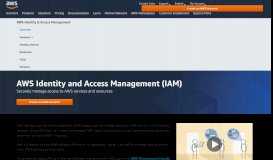 
							         AWS Identity & Access Management - Amazon Web Services								  
							    