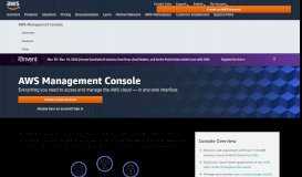 
							         AWS Management Console - Amazon Web Services								  
							    