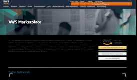 
							         AWS Marketplace - Amazon Web Services								  
							    
