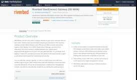 
							         AWS Marketplace: Riverbed SteelConnect Gateway (SD-WAN)								  
							    