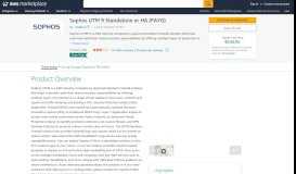 
							         AWS Marketplace: Sophos UTM 9 Standalone or HA (PAYG)								  
							    