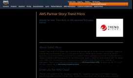 
							         AWS Partner Story: Trend Micro - Amazon Web Services								  
							    