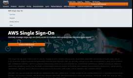 
							         AWS Single Sign-On | Cloud SSO Service | AWS								  
							    
