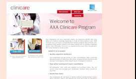 
							         AXA Clinicare Program Managed by MHC Medical Network ...								  
							    