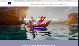 
							         AXA - Global Healthcare: global health insurance								  
							    