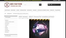 
							         AXA Shield - BEST choice for volatile portals!								  
							    