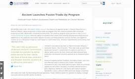 
							         Axcient Launches Fusion Trade-Up Program | Business Wire								  
							    
