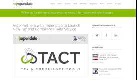 
							         Axco Partners with Impendulo to Launch New Tax and Compliance ...								  
							    