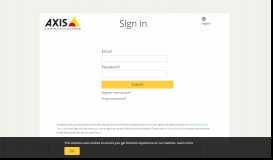 
							         AXIS Camera Station License Portal - Axis Communications								  
							    