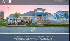 
							         AXIS Edwardsville | Luxe 2 & 4 Bedroom Student Apartments Near SIUE								  
							    