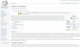 
							         Axium (company) - Wikipedia								  
							    