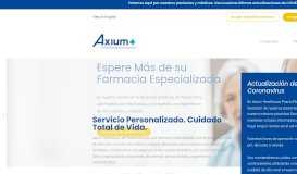 
							         Axium Healthcare Pharmacy Puerto Rico |								  
							    