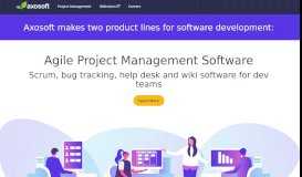 
							         Axosoft: Scrum Software - Agile Project Management								  
							    