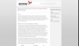 
							         Axway: Global Support								  
							    
