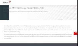 
							         Axway's MFT Gateway: SecureTransport | Axway								  
							    