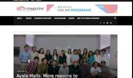 
							         Ayala Malls: More reasons to lovemall | Adobo Magazine Online ...								  
							    
