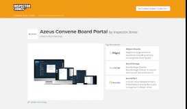 
							         Azeus Convene Board Portal | review by Inspector Jones								  
							    