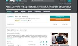 
							         Azeus Convene Pricing, Features, Reviews & Comparison of ... - GetApp								  
							    
