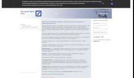 
							         Aziende - Portale Deutsche Bank Easy								  
							    