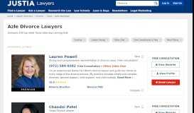 
							         Azle Divorce Lawyers - Compare Top Divorce Attorneys in Azle, Texas ...								  
							    