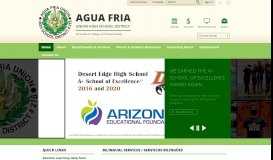 
							         AzMerit Portal - Agua Fria Union High School District								  
							    