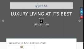 
							         Azul Baldwin Park: Baldwin Park Apartments in Orlando, FL								  
							    