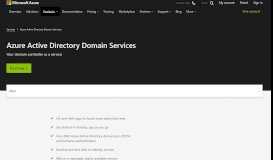 
							         Azure Active Directory Domain Services - Microsoft Azure								  
							    