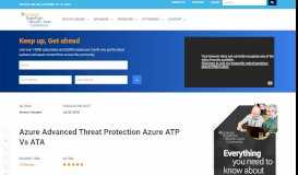 
							         Azure Advanced Threat Protection Azure ATP Vs ATA - European ...								  
							    