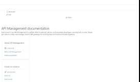 
							         Azure API Management documentation - Tutorials, API Reference ...								  
							    